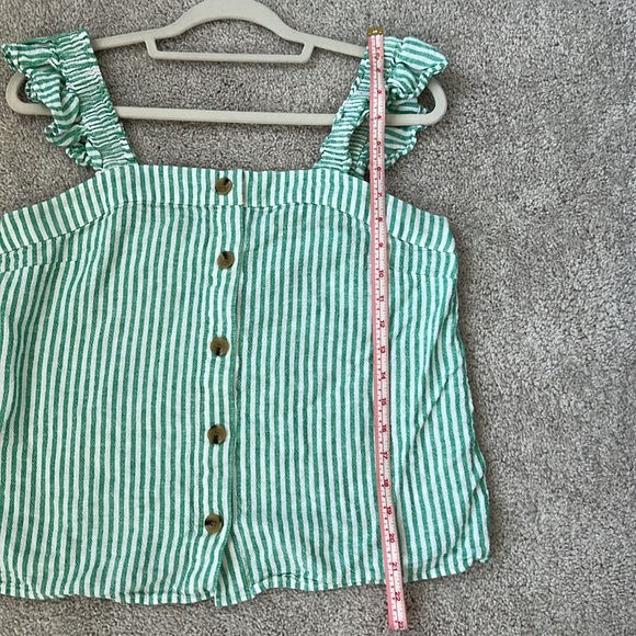 J Crew ruffled tank size M - Picture 4 of 5